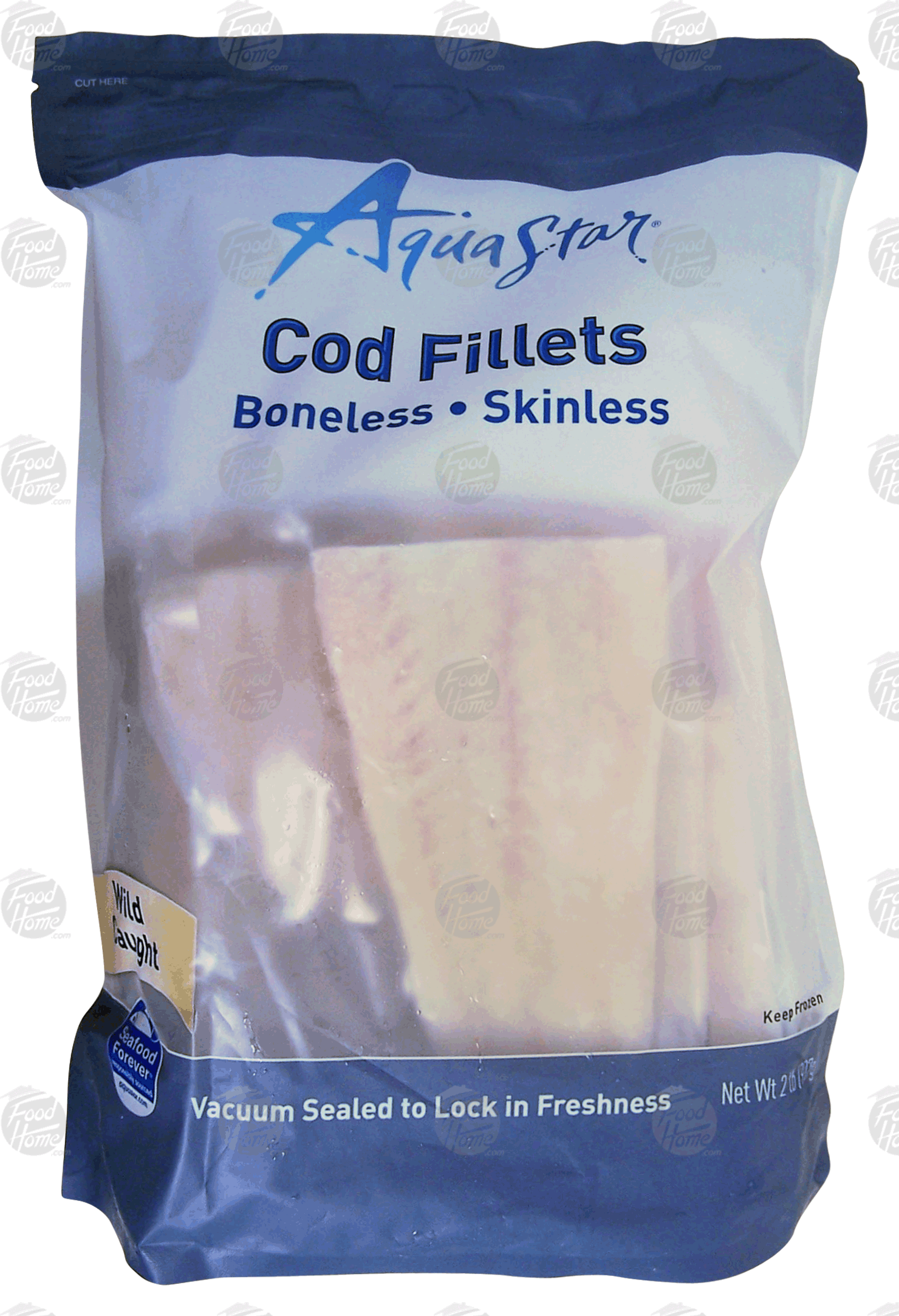 Aqua Star  cod fillets, boneless, skinless, wild caught Full-Size Picture